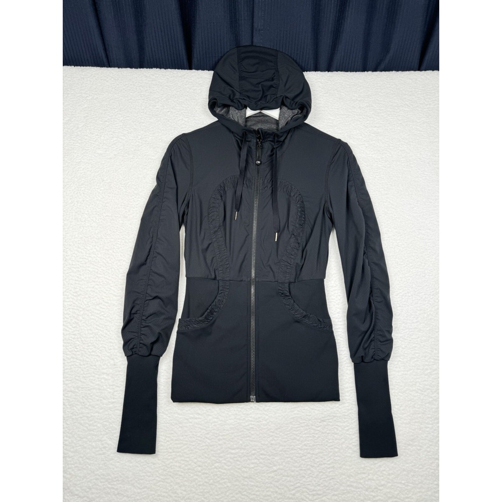 Lululemon Dance Studio Hoodie Black -Women's size 6